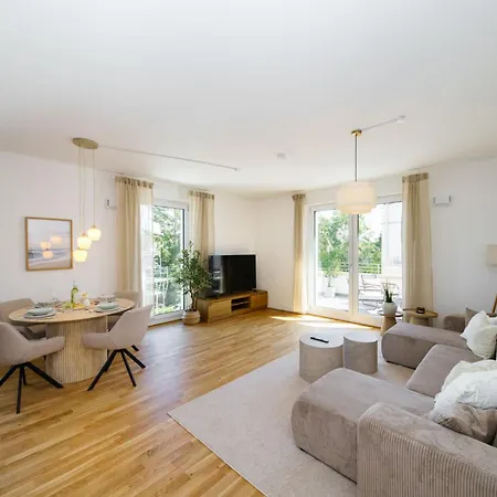 Appartement Luxurioeses 2-zimmer-apt Im Scandi-coastal-stil I Toplage I Familienfreundlich I Balkon I Kueche I Netflix I Kostenloser Parkplatz I 65 M2 Eltville am Rhein