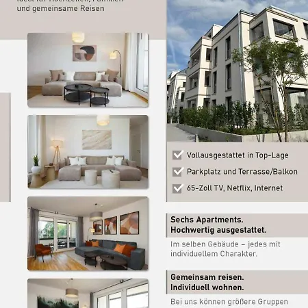 Luxurioeses 2-zimmer-apt Im Scandi-coastal-stil I Toplage I Familienfreundlich I Balkon I Kueche I Netflix I Kostenloser Parkplatz I 65 M2